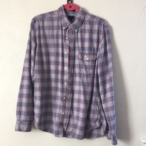 J.crew Slim Fit button down Large